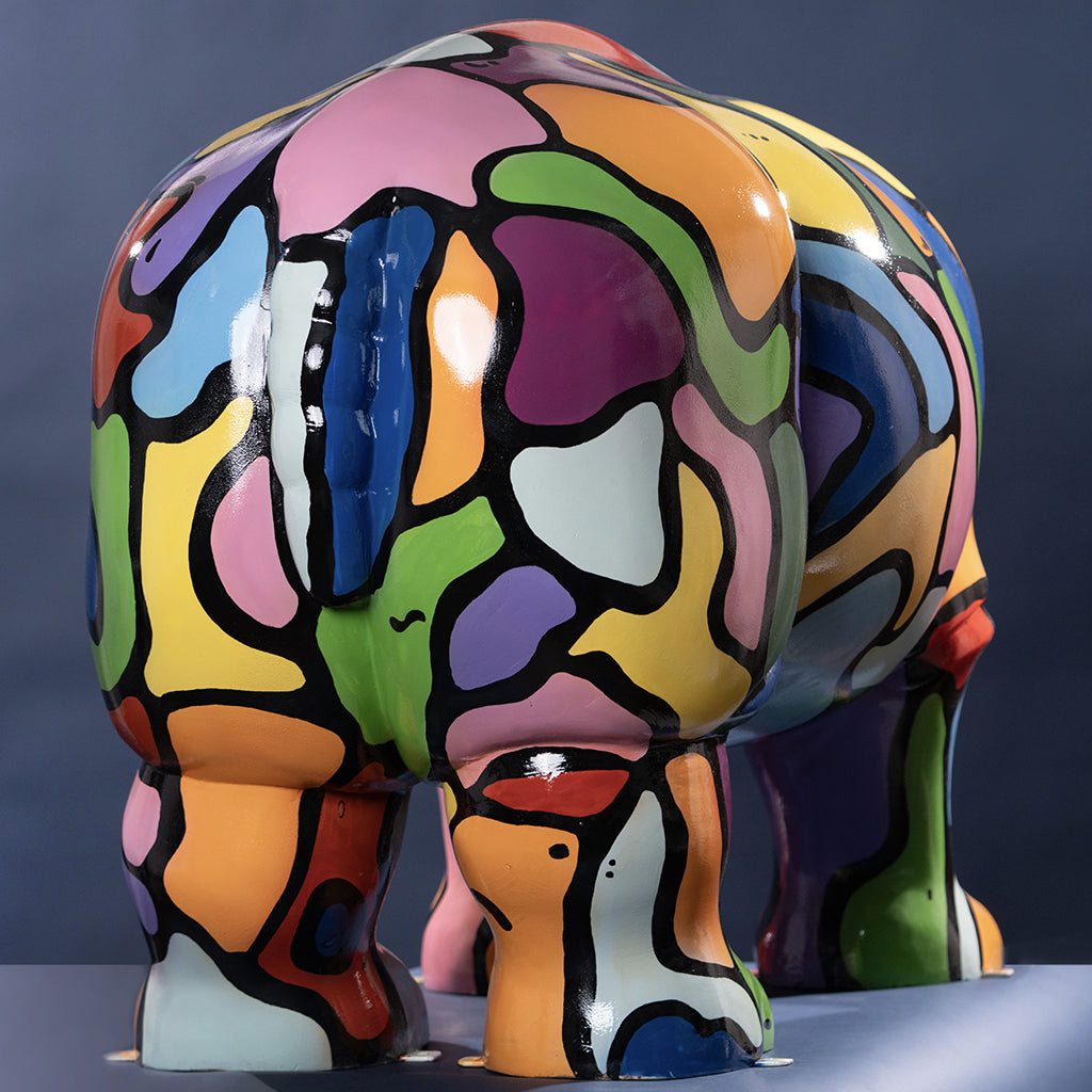 Hippopotame Coloré PT