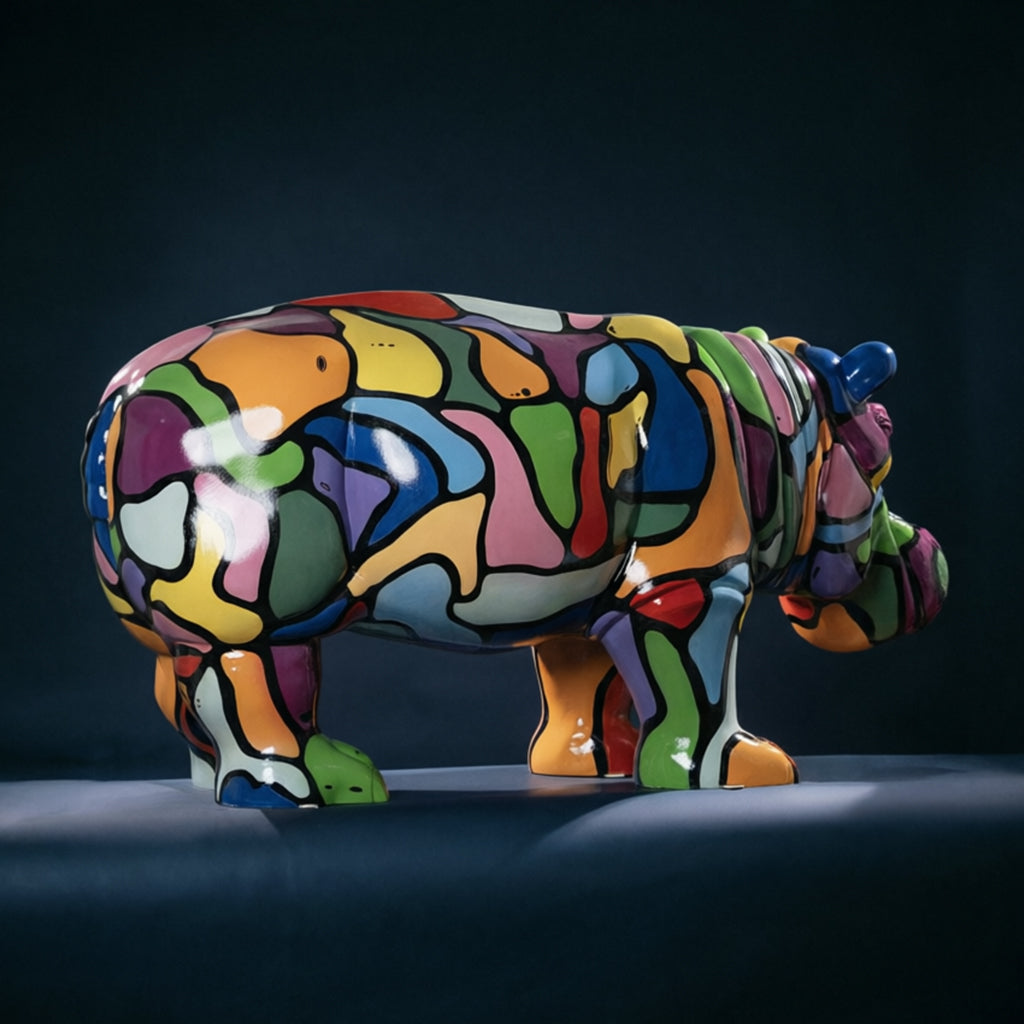 Hippopotame Coloré PT
