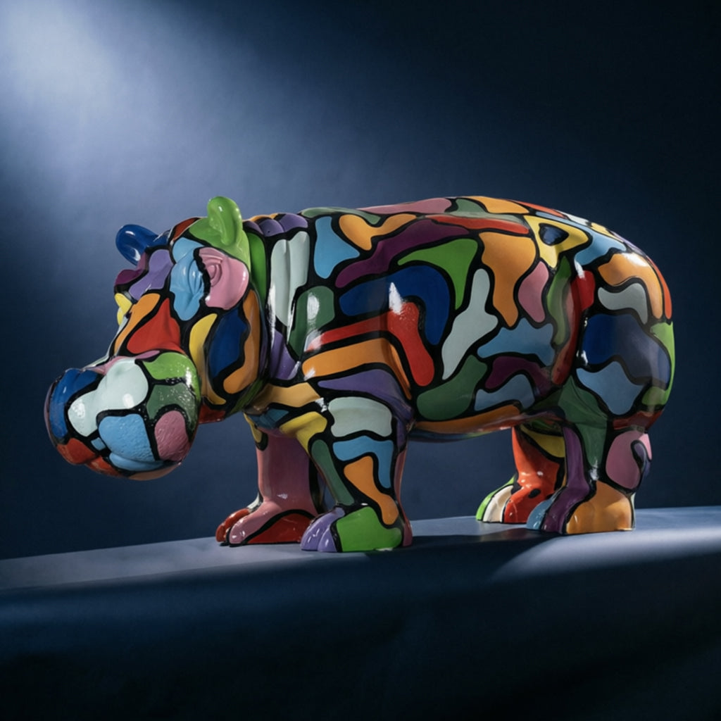 Hippopotame Coloré PT