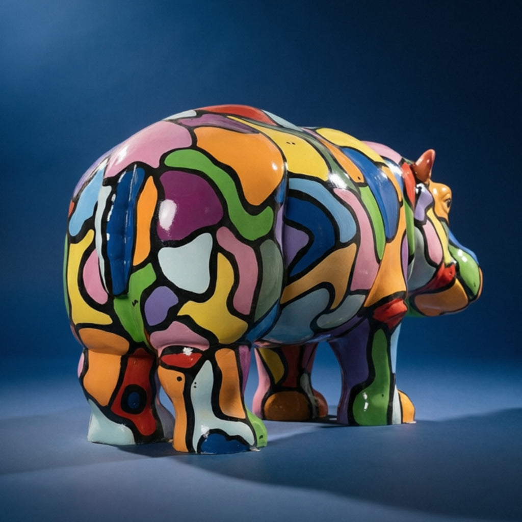 Hippopotame Coloré PT