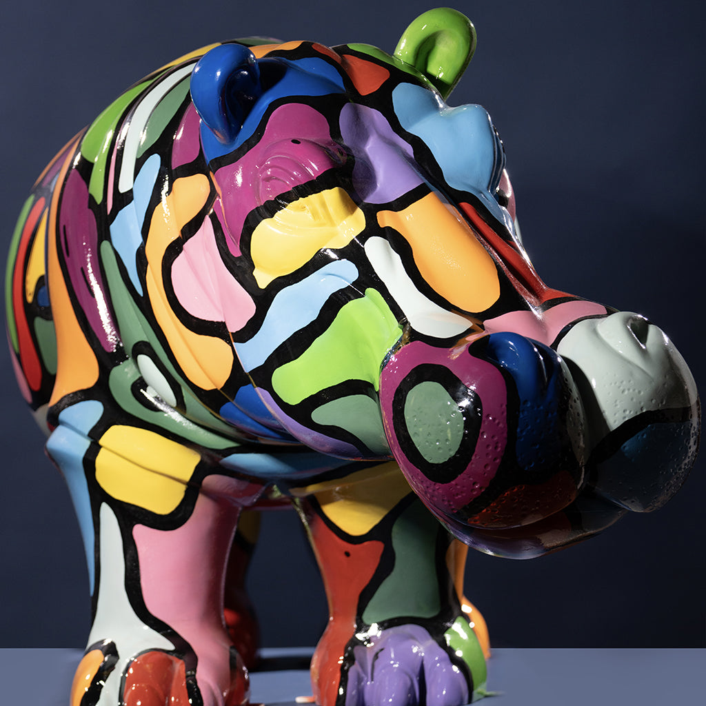 Hippopotame Coloré PT