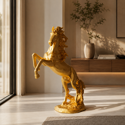 Cheval PT T2 doré