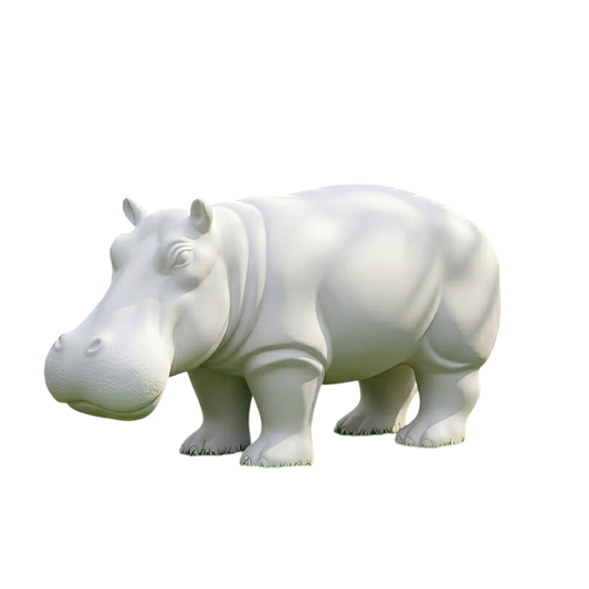 Hippopotame PT blanc