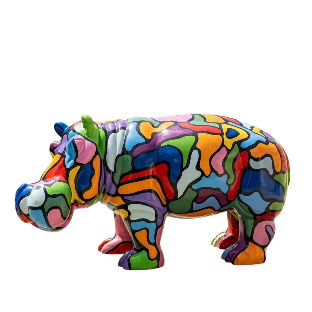 Hippopotame Coloré PT