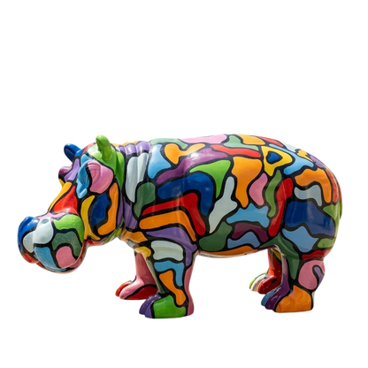 Hippopotame Coloré PT