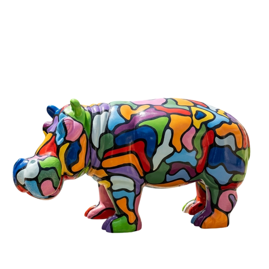 Hippopotame Coloré PT