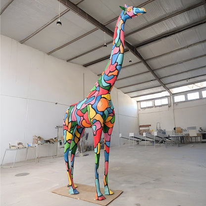 Girafe Colorée