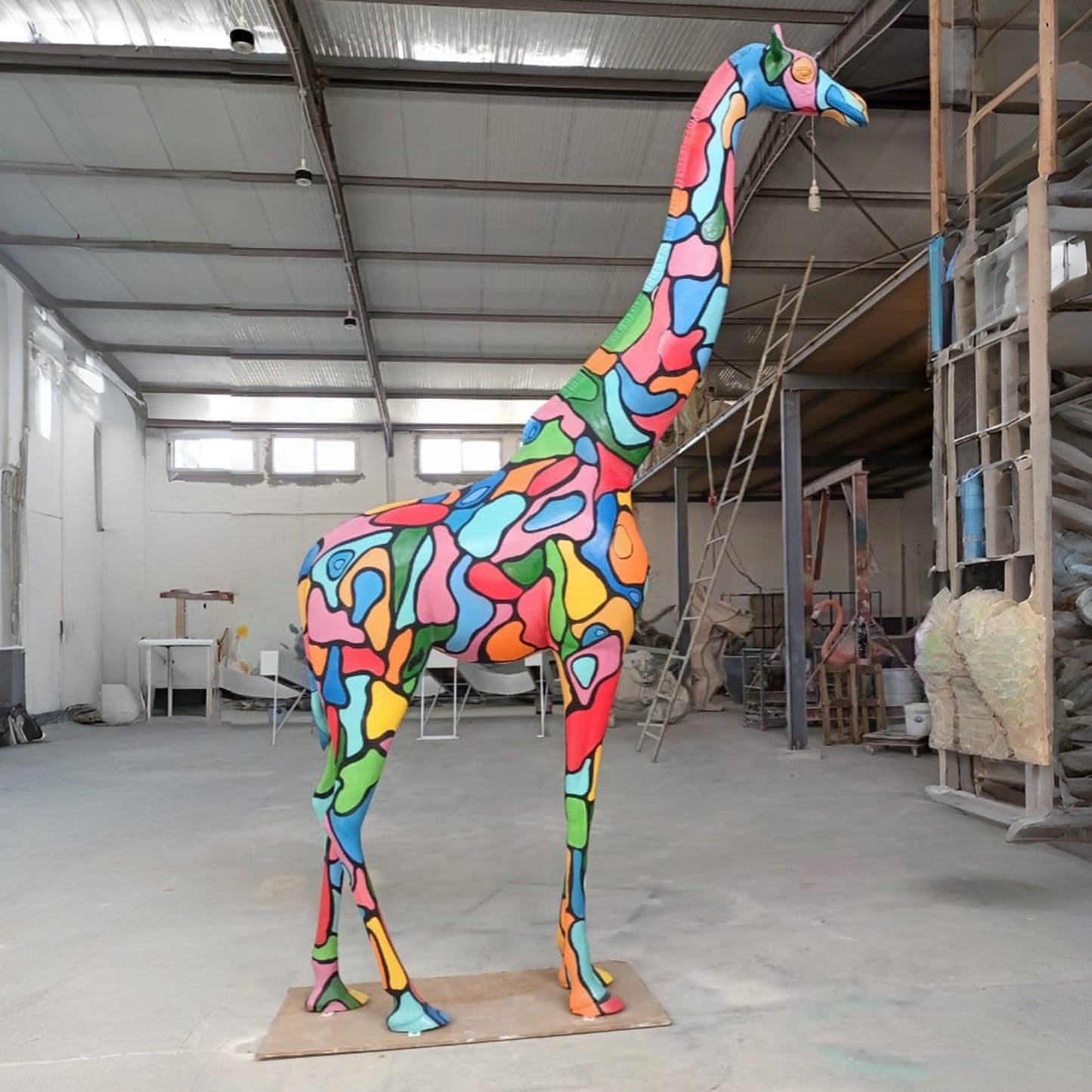 Girafe Colorée