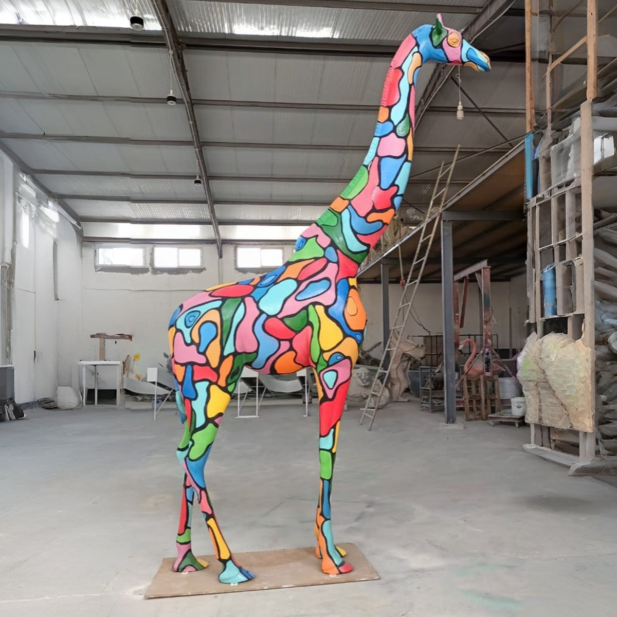 Girafe Colorée