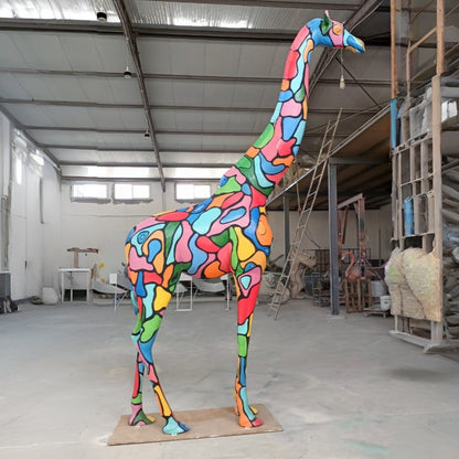 Girafe Colorée