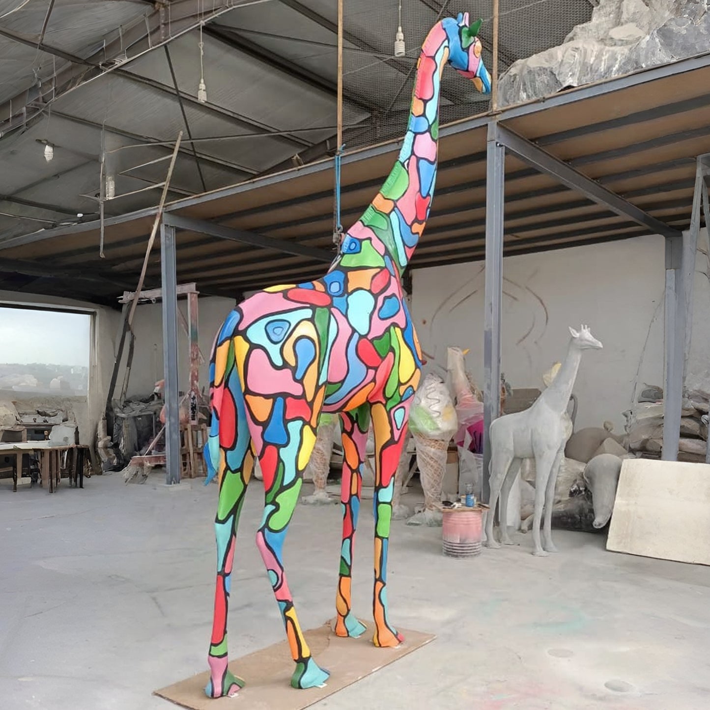 Girafe Colorée