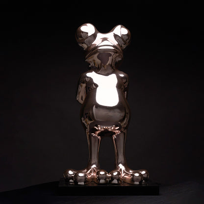 Grenouille chrome rosé