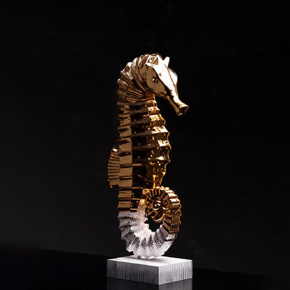 Hippocompe broderie blanc