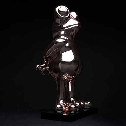 Grenouille chrome rosé