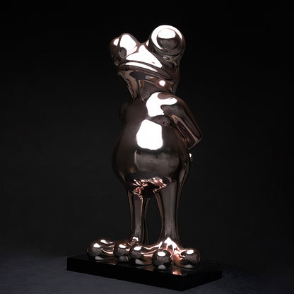 Grenouille chrome rosé