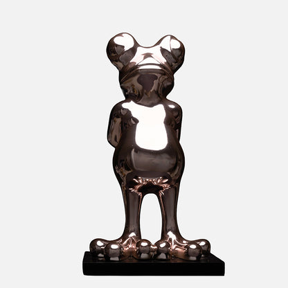 Grenouille chrome rosé