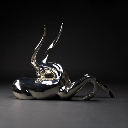 gazelle sculpture en résine