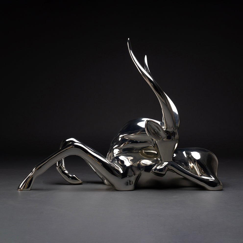 gazelle sculpture en résine