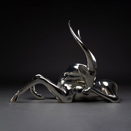 gazelle sculpture en résine