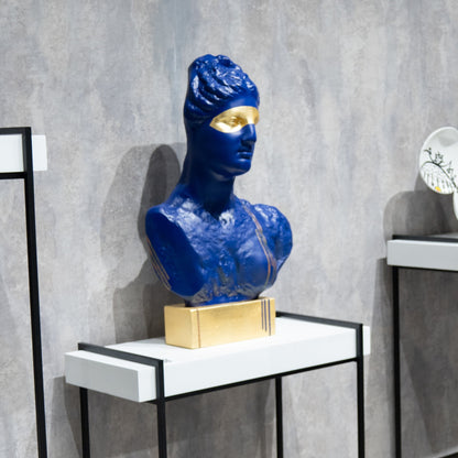 Le visage masque sculpture en résine 