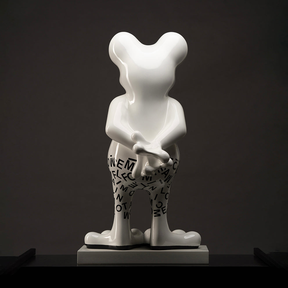 plein de choses a dire sculpture en résine