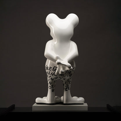 plein de choses a dire sculpture en résine