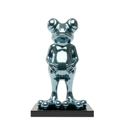 Grenouille chrome bleuté