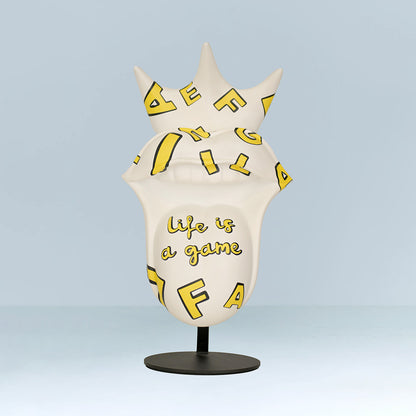 WONDERPLAYER sculpture en résine
Life is a game