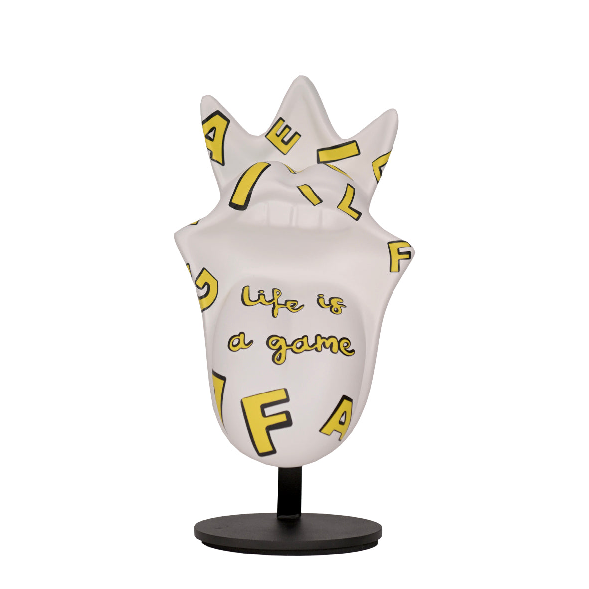 WONDERPLAYER sculpture en résine
Life is a game