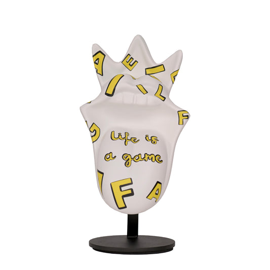 WONDERPLAYER sculpture en résine
Life is a game