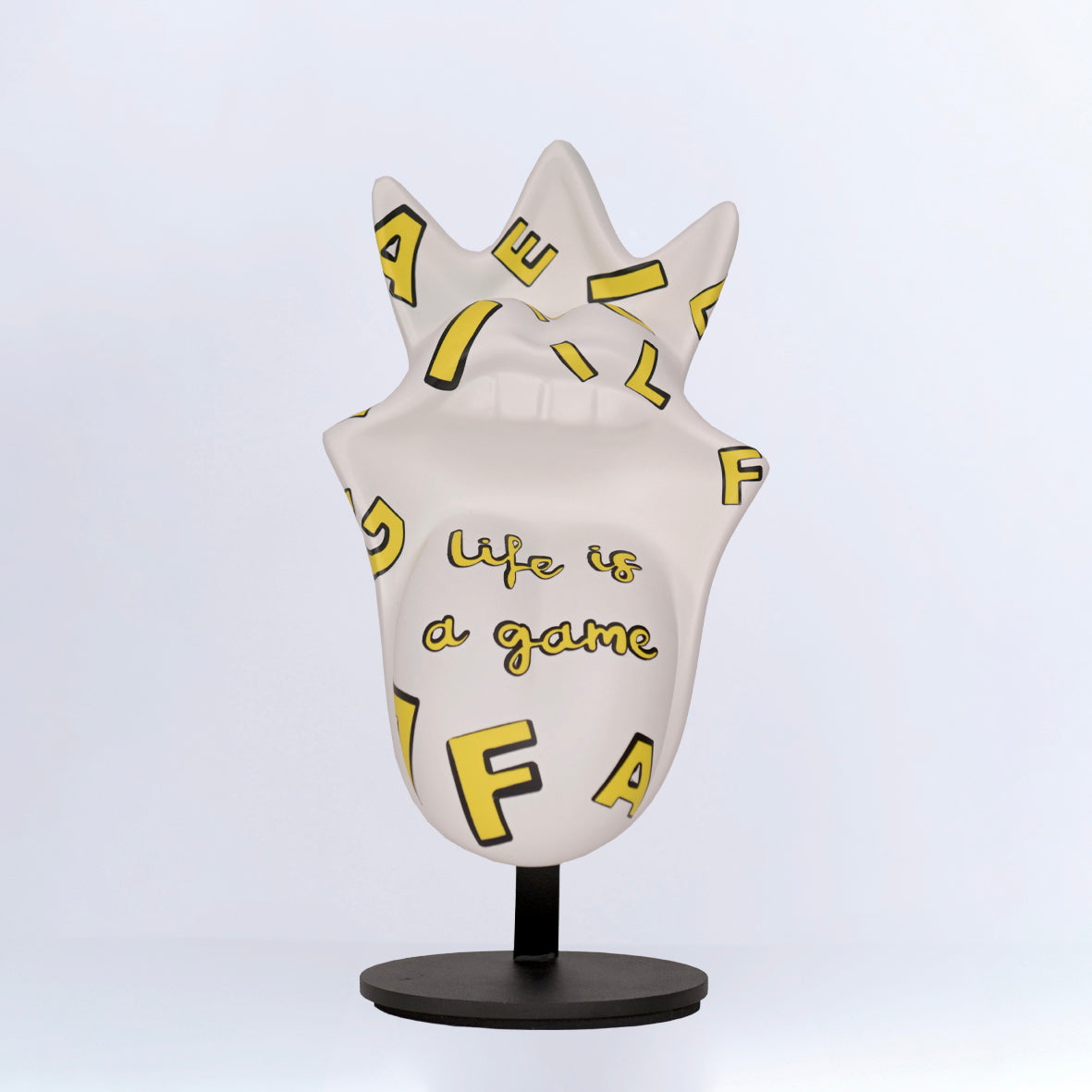 WONDERPLAYER sculpture en résine
Life is a game