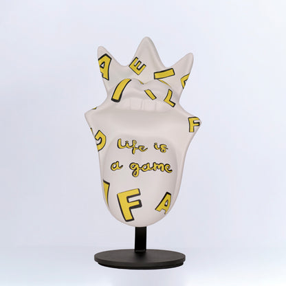 WONDERPLAYER sculpture en résine
Life is a game