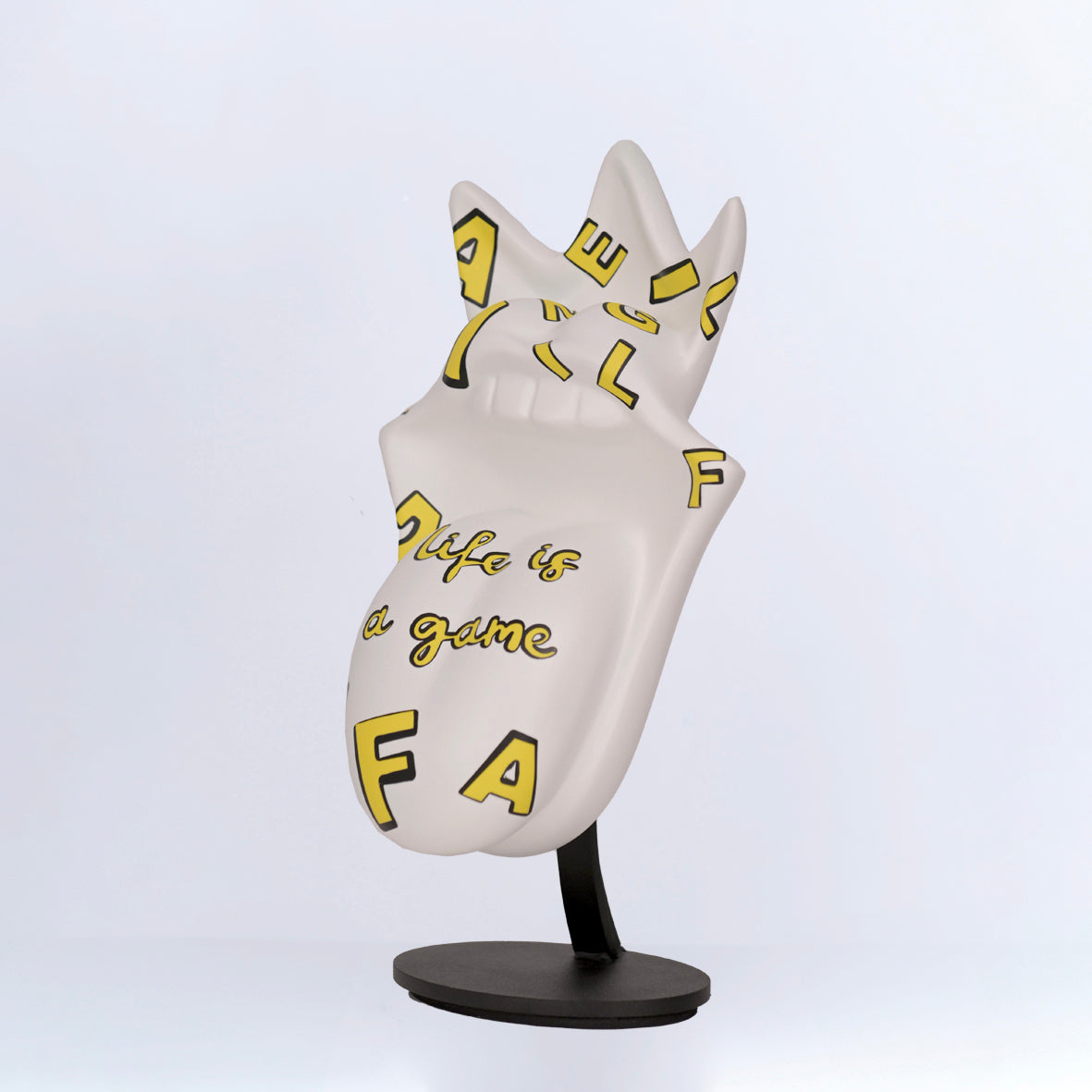 WONDERPLAYER sculpture en résine
Life is a game