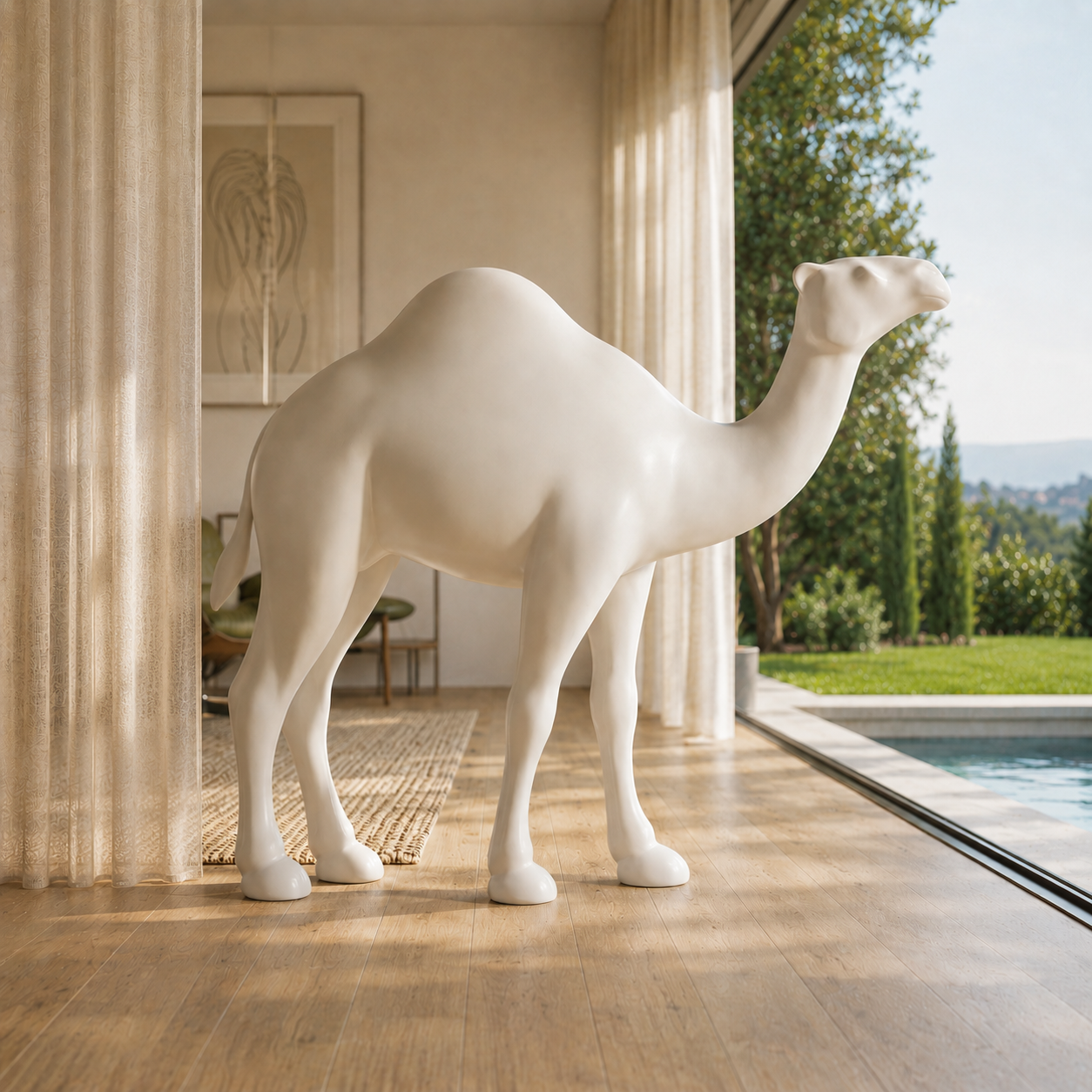 Dromadaire blanc