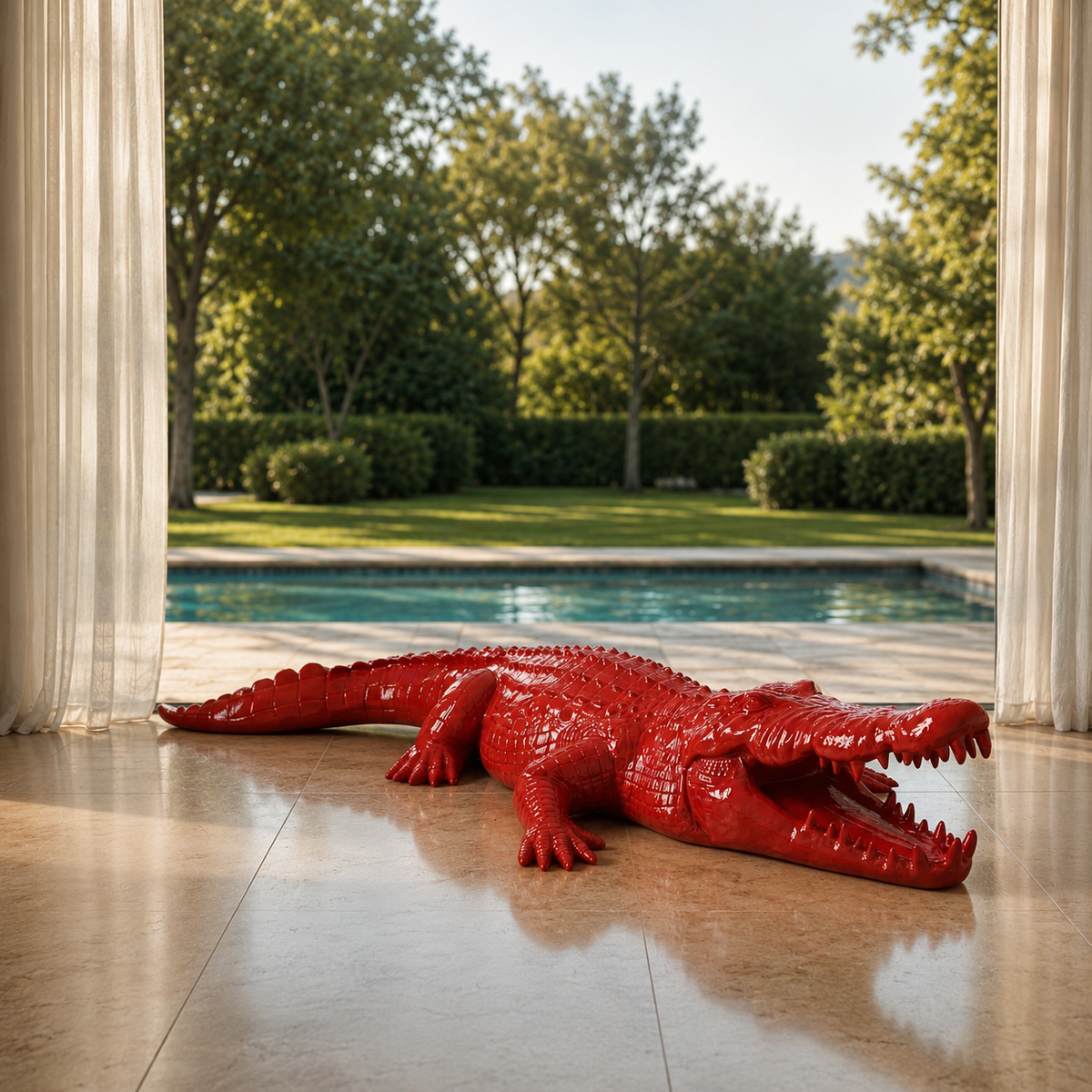 Crocodile rouge