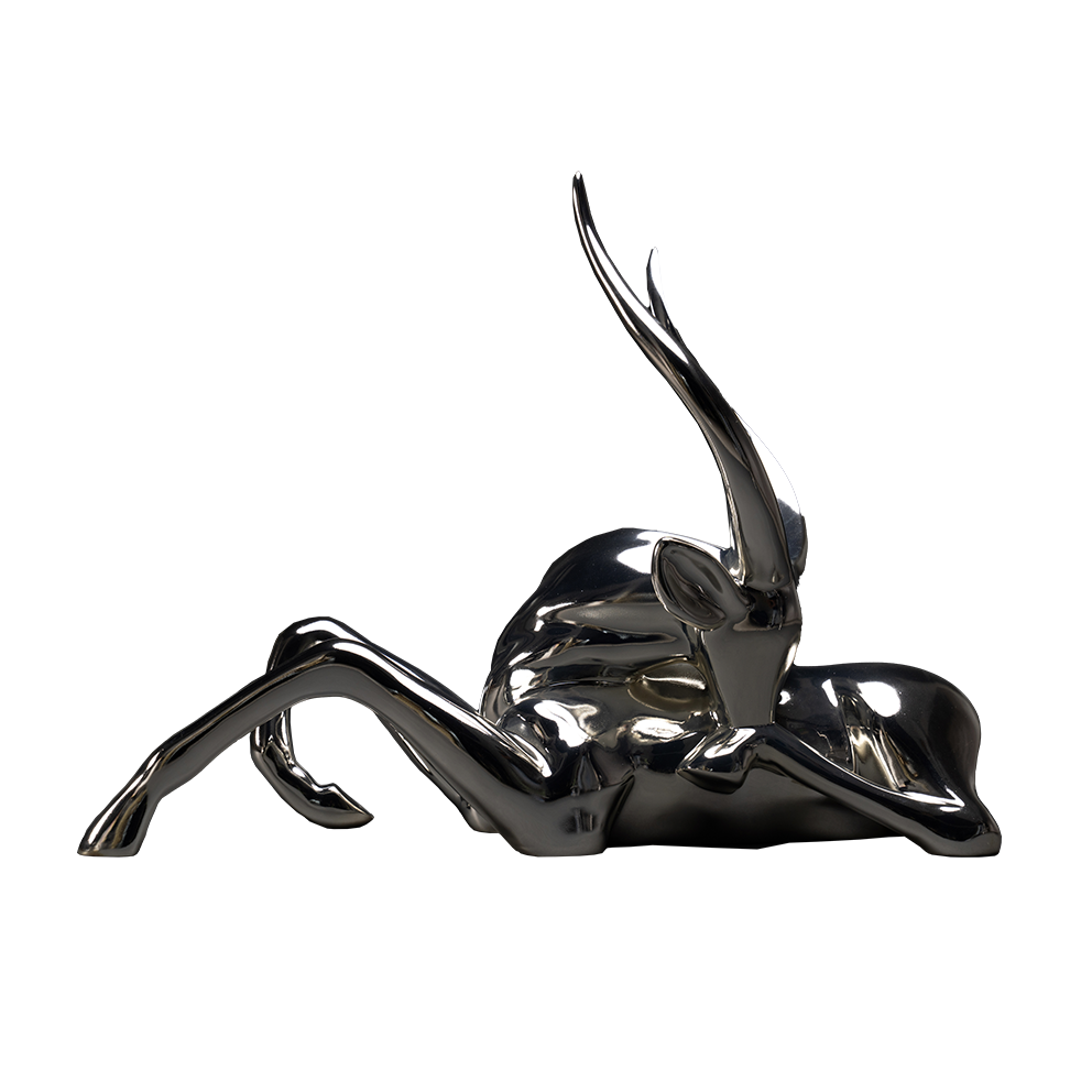 gazelle sculpture en résine