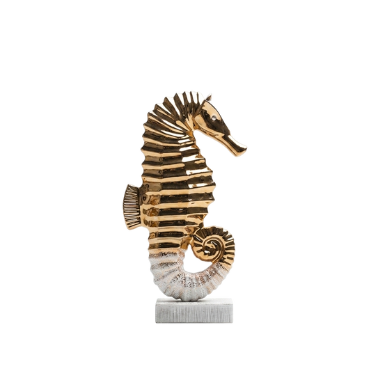 Hippocompe broderie blanc