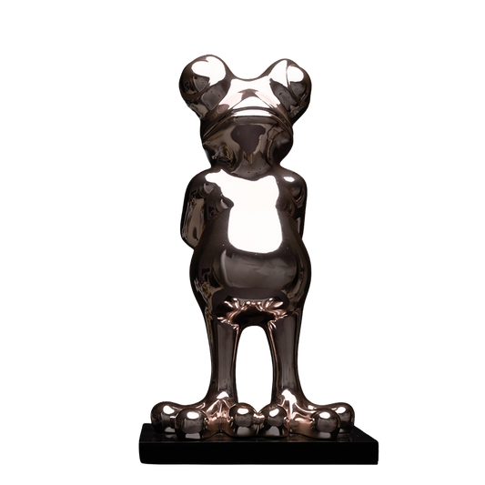 Grenouille chrome rosé